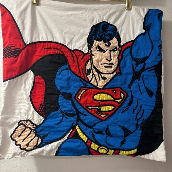 Pottery Barn Kids Superman Pillow Sham 19.5x18 DC Comics Superhero Bedding Decor - Picture 1 of 6